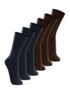 Kit com 6 Pares de Meias Casual Lupo 1210-201 Colorido