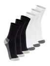 Kit com 6 Pares de Meias Esportiva Cano Longo Lupo 3250-002 Colorido