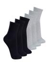 Kit com 6 Pares de Meias Esportiva Cano Médio Lupo 3290-009 Colorido Kit com 6 Pares de Meias Esportiva Cano Médio Lupo 3290-009 Colorido