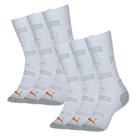 Kit Com 6 Pares De Meias Esportivas Sport Atoalhada Masculina Cano Longo