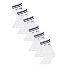 Kit Com 6 Pares Meia Esportiva Masculina Cano Longo