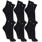 Kit Com 6 Pares Meia Lupo Cano Médio Walk Sport