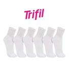 Kit Com 6 Pares Meia Unissex Trifil Algodão Cotton Cano Médio Kit Com 6 Pares Meia Unissex Trifil Algodão Cotton Cano Médio