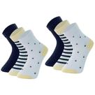 Kit Com 6 Pares Meias Mash Kids Cano Médio Infantil Algodão Cotton