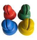 Kit com 6 Ponteiras + 60 triângulos Com Fita CA + 20 molas De 14cm Para Cama Elástica