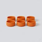 Kit com 6 Ramekins Refratários Diâmetro 6 cm Laranja 48 ml Kit com 6 Ramekins Refratários Diâmetro 6 cm Laranja 48 ml