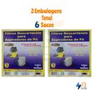 Kit com 6 Sacos Descartáveis para Aspirador de Pó Karcher NT2501 e NT181