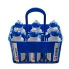 Kit Com 6 Squeezes Cesta Porta Garrafas Zona Livre 500ml