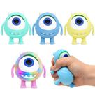 Kit com 6 Squishy Monstros de Apertar Brinquedo Anti Stress Festa Lembrancinha