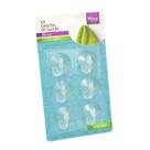 Kit com 6 Suportes ganchos de Sucção Ventosa Silicone