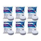 Kit Com 6 Tabletes De Cloro Organico 20g Para Piscina Desinfeta Oxida E Clarifica