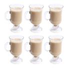 Kit Com 6 Taças Pra Cappuccino Café Chocolate Kit Com 6 Taças Pra Cappuccino Café Chocolate
