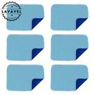Kit com 6 Tapetes Adestradores Inteligente de Alta Absorção 70x50 Azul - 200 Lavagens