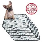 Kit com 6 Tapetinhos Alta Absorção para Pets 70x50 Jornal 3 Camadas - 300 Lavagens Kit com 6 Tapetinhos Alta Absorção para Pets 70x50 Jornal 3 Camadas - 300 Lavagens