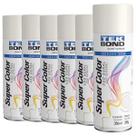 Kit com 6 Tintas Spray Branco Brilhante 350ml Tekbond