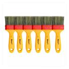 Kit com 6 trincha 317 gold 3 polegadas - roma premium Kit com 6 trincha 317 gold 3 polegadas - roma premium