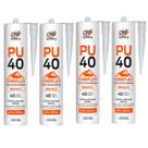 Kit Com 6 Unidades Adesivo Poliuretano Orbiflex PU40 Uso Geral Pintável Após Cura Flexível Excelente Kit Com 6 Unidades Adesivo Poliuretano Orbiflex PU40 Uso Geral Pintável Após Cura Flexível Excelente