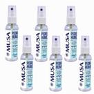 Kit Com 6 Unidades De Pedra Hume Spray musa 60ml Cada