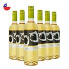 Kit com 6 Vinhos Branco Suave Cuentos del Fuego 750ml