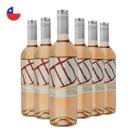 Kit com 6 Vinhos Chilenos Rosé Carmenere 750ml Cuentos del Fuego