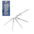 Kit com 60 Rebites de Aluminio Tamanhos Diferentes Western