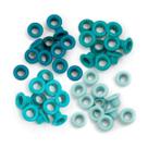 Kit com 60un de Ilhoses em 4 Tons Variantes de Aqua We R