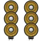 Kit Com 6x Reparos Super Tweeter ST200 Completo Fenólico Corneta 8 Ohms Reforçado St 200 Compatível Com Jbl Selenium Kit Com 6x Reparos Super Tweeter ST200 Completo Fenólico Corneta 8 Ohms Reforçado St 200 Compatível Com Jbl Selenium
