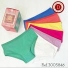 kit com 7 calcinhas biquíni infantil Contton- Diamantes Lingerie