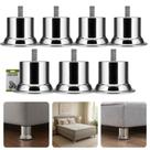 Kit Com 7 Pés 5cm Rosca Soberba Móveis Pesados Concreto Alumínio Cama Box Estofados Kit Com 7 Pés 5cm Rosca Soberba Móveis Pesados Concreto Alumínio Cama Box Estofados