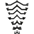 Kit com 7 puxadores anatômicos + suporte de parede