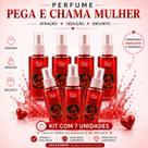 Kit com 7 Unidades Perfume Pega e Chama Mulher Atração Sedução Magnetismo Espiritual Kit com 7 Unidades Perfume Pega e Chama Mulher Atração Sedução Magnetismo Espiritual