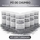 Kit com 7 Unidades Pó de Chumbo Proteção Defesa Espiritual Quebra de Demandas