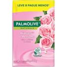 KIT COM 8 - Barra Palmolive Naturals Nutrição Cremosa Leite e pétalas de rosa 85g