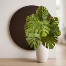 Kit com 8 Buques de Costela de Adão Artificial Premium com Silicone Planta Realista Para Decoração de Festa - DE1625