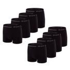Kit Com 8 Cuecas Box Masculina Trifil Sem Costura Microfibra Lisa Básica Original
