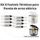 Kit com 8 Fusíveis Térmicos para PANELA DE ARROZ ELÉTRICA 10A 240 GRAUS - Fusível