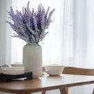 Kit com 8 galhos de 35cm flores de lavandas lilás flores