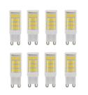 Kit com 8 Lâmpadas Halopin G9 Led 5W 3000K ou 6000K