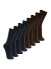 Kit com 8 Pares de Meias Casual Lupo 1210-201 Colorido