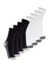 Kit com 8 Pares de Meias Esportiva Cano Longo Lupo 3250-002 Colorido