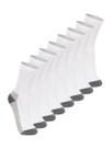 Kit com 8 Pares de Meias Esportiva Cano Longo Lupo 3250-002