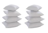 Kit Com 8 Refis De Almofada 50x50 Silicone Para Capas 45cm
