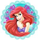 Kit com 9 adesivo para latinha doce ariel