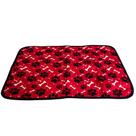 Kit com 9 Fraldas de Câes p/Chão 70x50 Patinha Vermelho 300 Lavagens 3 Camadas Alta Absorção