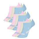 Kit Com 9 Pares De Meias Infantil Kids Modelo Sapatilha Em Algodão Cotton