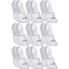 Kit com 9 Pares de Meias Sapatilha Algodão Ajuste Perfeito Hoahi