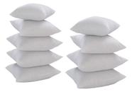 Kit Com 9 Refis De Almofada 45x45 Silicone Para Capas 40cm
