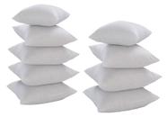 Kit Com 9 Refis De Almofada 55x55 Silicone Para Capas 50cm