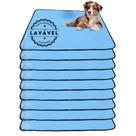 Kit com 9 Tapetinhos Alta Absorção para Pets 100x70 Azul - 200 Lavagens - Ecológico