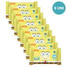 Kit Com 9 Toalhinhas Umedecidas Bob Esponja Atacado Revenda Barato